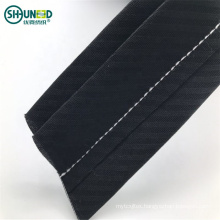 Custom Elastic Waistband Fabric Plain / Herringbone Pattern Waistaband Interlining for Pants with Different Size